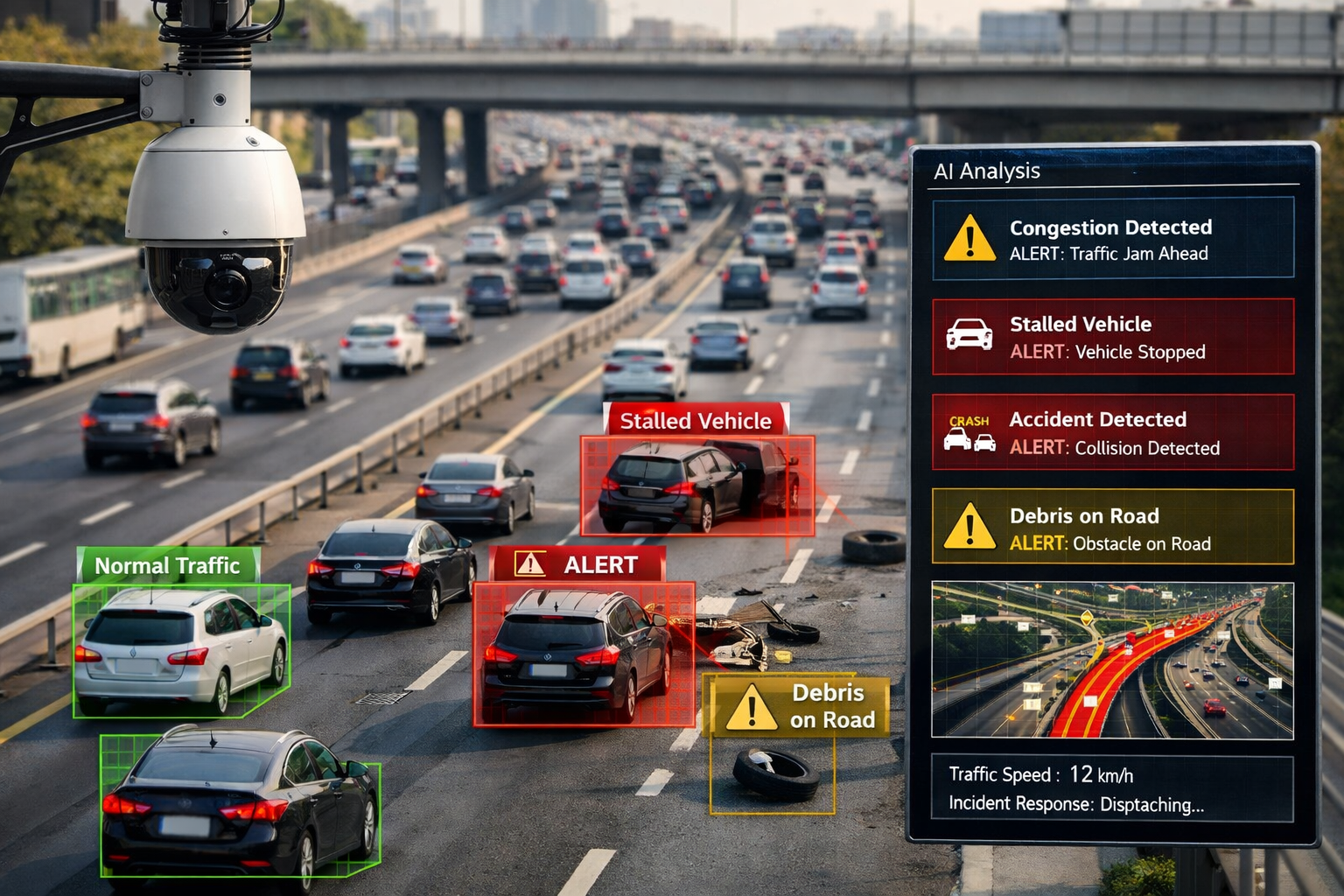 Navigating the Future: AI-Powered Congestion and Incident Detection